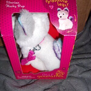 Our Generation Siberian HuskyPosable 6-inch Pet Dog Plush New